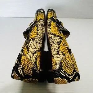 Sam Edelman | Shoes | Sam Edelman Loraine Yellow Snake Skin 